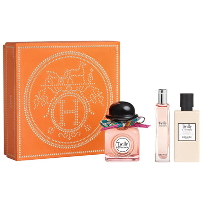 Hermès Herm�s Twilly d'Herm�s Eau de Parfum Trio Set: Floral, Spicy, Powdery Perfume for Women - Includes EDP, Travel Si