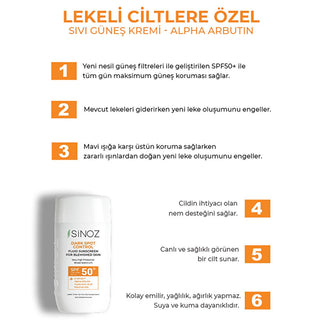 Sinoz SPF50+ Sunscreen for Dark Spots: Brightening Facial Sunscreen with Alpha Arbutin & Hyaluronic Acid – Non-Greasy, Daily Sun Protection for Hyperpigmentation Sinoz SPF50+ Sunscreen: Fade Dark Spots, Brighten Skin sunscreen for dark spots, hyperpigmentation sunscreen, SPF50+ face sunscreen, sunscreen with alpha arbutin, brightening sunscreen, non-greasy sunscreen, Sinoz sunscreen, sunscreen for uneven skin tone, daily facial sunscreen, sun protection for hyperpigmentation, facial sunscreen, hyperpigmenta