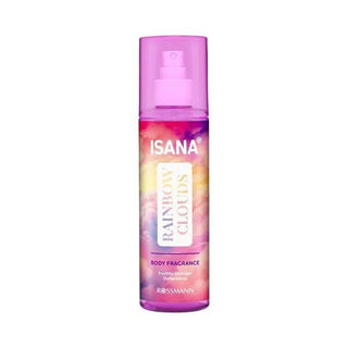 Isana Rainbow Clouds Body Spray: Refreshing Fruity Floral Fragrance Mist - Vegan, Dermatologically Tested, Glycerin Moisturizing Body Spray Isana Body Spray: Vegan Fruity Floral Fragrance Mist body spray, fragrance mist, vegan body spray, fruity floral body spray, glycerin body spray, dermatologically tested body spray, refreshing body spray, Isana body spray, body mist, fragrance, vegan, cruelty-free, glycerin, moisturizer, skincare, refreshing, floral, fruity, everyday fragrance, dermatologically tested, 
