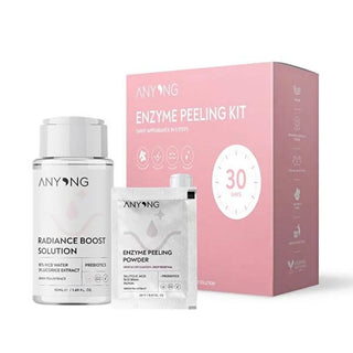 Anyong Enzyme Peeling Kit - Gentle Exfoliating Skincare for Brighter, Smoother Skin with Natural Ingredients Anyong Enzyme Peeling Kit - Gentle Exfoliating Skincare Enzyme Peeling Kit, Exfoliating skincare, Natural skincare ingredients, Skin brightening treatment, Gentle exfoliation, Salicylic Acid, Malic Acid, Green Tea Extract, Rice Extract, Papain, Allantoin, Hyaluronic Acid, Prebiotics, Skincare routine, Brightening skincare, Smoothing skincare, Radiant skin, Glowing skin, Skincare products, Natural ski