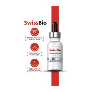 SwissBio Pore Tightening Serum with Vitamin C & Niacinamide - 30ml SwissBio Pore Tightening Serum - Vitamin C & Niacinamide pore tightening serum, acne prone skin care, niacinamide serum, vitamin C serum, skin brightening serum, skincare for enlarged pores, SwissBio, serum for acne, skin serum, facial serum, anti-aging serum, skincare routine, glowing skin, radiant complexion, smooth skin, reduce sebum formation, maintain skin moisture