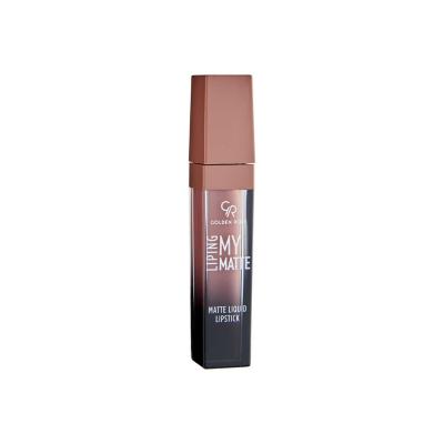 Golden Rose Liquid Matte Lipstick - #3 - Long Lasting, Intense Color, Non-Drying Formula - Comfortable Matte Lip Color