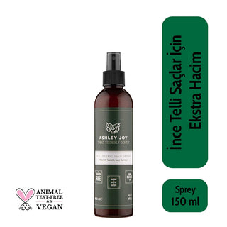 Ashley Joy Hair Volumizing Spray: Herbal Thickening Spray for Fine Hair - Quick Dry, Adds Body and Lasting Volume Ashley Joy Volumizing Hair Spray: Herbal Volume & Thickening hair volumizing spray, volume hair spray, hair thickening spray, herbal hair spray, quick dry hair spray, hair styling spray, best hair volume spray, hair spray for fine hair, fragrant hair spray, hair spray for volume and body, hair volume, hair thickness, hair body, herbal hair care, natural hair spray, styling spray, volumizing prod