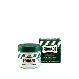 Proraso Eucalyptus and Menthol Pre-Shave Cream for Men - Soothing, Cooling Sensation - 3.38 fl oz Proraso Pre-Shave Cream for Men - Eucalyptus & Menthol Proraso, Shaving Cream, Pre-Shave Cream, Eucalyptus and Menthol, Men's Grooming, Sensitive Skin, Soothing, Cooling Sensation, Shaving Preparation, Grooming Essentials, Men's Care, Skincare, Razor Burn Prevention, Ingrown Hair Reduction