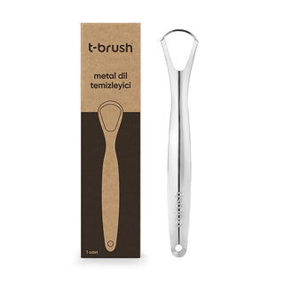 T-Brush Stainless Steel Tongue Scraper for Oral Hygiene & Fresh Breath T-Brush Tongue Scraper for Fresh Breath & Oral Hygiene tongue scraper, stainless steel oral care, plastic-free hygiene, oral health tool, bad breath solution, oral hygiene, fresh breath, eco-friendly oral care, reusable oral care, sustainable living, dental care, tongue cleaning, healthy gums, hygiene routine