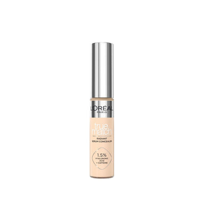 Loreal Paris True Match Brightening Serum Concealer 2R - 11 ml, Perfect Coverage & Skin Tone Match