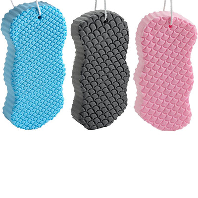The Bath Bunny Soft Silicone Bath Sponge: Exfoliating Body Scrubber for Smooth Skin - Reusable & Durable Skin Cleansing 