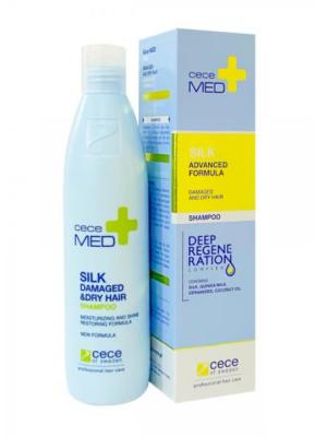 cecemed silk damaged hair shampoo 300ml, bottle of ceceMed silk damaged hair shampoo CeceMed Silk Damaged Hair Shampoo - Repair & Hydrate | 300ml CeceMed Silk Damaged Hair Shampoo 300ml - Repair & Hydrate cecemed, silk-damaged-hair-shampoo, hair-care, dry-hair, damaged-hair, moisturizing, nourishing, anti-inflammatory, hair-repair, ai-generated