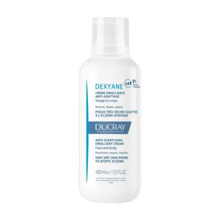 Ducray Dexyane Emollient Cream 400ml - Fragrance-Free Moisturizer for Dry, Atopic Skin Ducray Dexyane Emollient Cream 400ml - Relief for Dry Skin Ducray Dexyane Emollient Cream, Dry skin care, Atopic skin relief, Fragrance-free moisturizer, Paraben-free skincare, Eczema relief cream, Sensitive skin products, Skincare for children, Adults skincare, Moisturizing cream, Anti-itch cream, Skin barrier repair