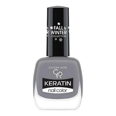 Golden Rose Keratin Nail Polish - Long Lasting Vibrant Colors for Fall & Winter