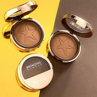 Flormar Compact Bronzer - Rose Gold, Multi-Purpose Makeup for Natural Look Flormar Compact Bronzer - Rose Gold for Natural Look Compact Bronzer, Makeup for Natural Look, Multi-purpose Makeup Product, Flormar İpeksi Dokulu Kompakt Bronzlaştırıcı, Rose Gold Bronzer, Contour Makeup Product, Makeup, Cosmetics, Beauty Products, Natural Look Makeup, Bronzer, Blush, Contour