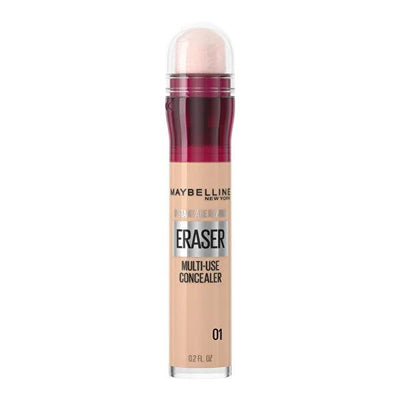 Maybelline Instant Anti-Age Eraser Concealer - High Coverage, Anti-Aging Formula with Goji Berry Extract