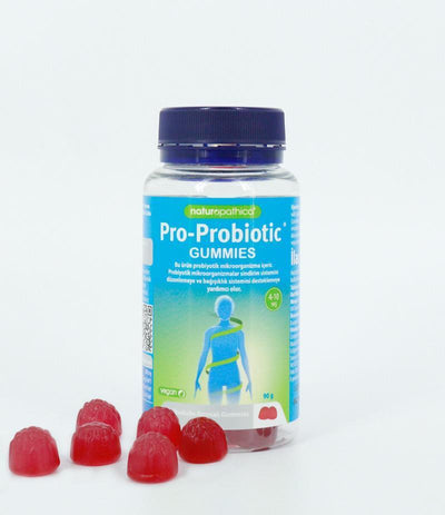 Naturopathica Pro-Probiotic Gummies: Delicious Gut Health & Immune Support - 30 Count Daily Probiotic Chews for Men & Wo