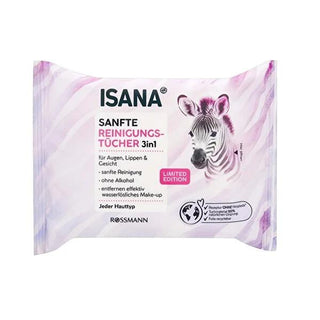 Isana 3-in-1 Facial Cleansing Wipes - Gentle Makeup Remover for Sensitive Skin Isana 3-in-1 Facial Cleansing Wipes - Gentle Makeup Remover facial cleansing wipes, alcohol-free skincare, gentle makeup remover, sensitive skin care, 3-in-1 facial wipes, Isana, skincare, makeup removal, facial care, cosmetic wipes, gentle skincare, daily skincare, on-the-go skincare