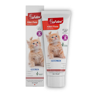 Biofeline Kitten & Mother Cat Supplement Paste: Boost Growth, Immunity with Taurine, Calcium & Omega-6 - Palatable Vitamin & Mineral Rich Formula Biofeline Cat Supplement: Kitten & Mother - Growth & Immunity Boost kitten supplement, cat pregnancy supplement, nursing cat supplement, taurine supplement cat, calcium supplement cat, omega-6 cat supplement, cat vitamin paste, cat mineral paste, cat growth supplement, Biofeline cat supplement, cat supplement paste, feline supplement, cat vitamins, cat minerals, p