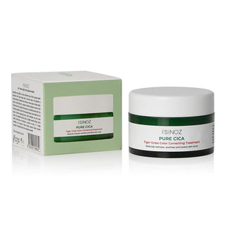 Sinoz Pure Cica Tiger Grass Facial Cream - Redness Relief, Tone Correction, Sensitive Skin Soothing, and Barrier Repair - Centella Asiatica Sinoz Cica Cream: Redness Relief & Skin Tone Correction Cica cream, Tiger grass cream, Redness relief cream, Skin tone correcting cream, Sensitive skin cream, Centella Asiatica cream, Soothing face cream, Anti-redness face cream, Facial redness treatment, Barrier repair cream, Facial Cream, Skin care, redness relief, skin tone correction, sensitive skin, Centella Asiati