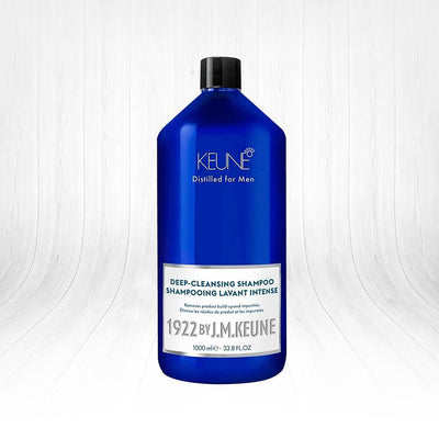 Keune 1922 Man Deep Cleansing Shampoo: Professional Grade, 1000ml for Oily Hair - Deeply Cleanse and Refresh Your Scalp