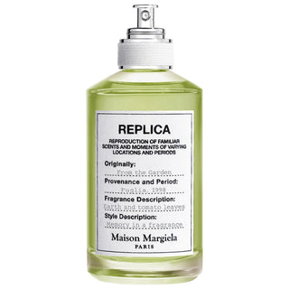 Maison Margiela REPLICA' From the Garden Eau de Toilette - Earthy & Woody Perfume with Tomato Leaf & Patchouli Maison Margiela REPLICA' From the Garden Eau de Toilette - Earthy & Woody Eau de Toilette, Earthy Fragrance, Woody Perfume, Tomato Leaf Scent, Green Mandarin Essence, Maison Margiela, REPLICA' From the Garden, Perfume for Women, Natural Fragrance, Earthy Perfume, Nostalgic Scents, Garden Inspired Fragrance, Fresh Produce Scent