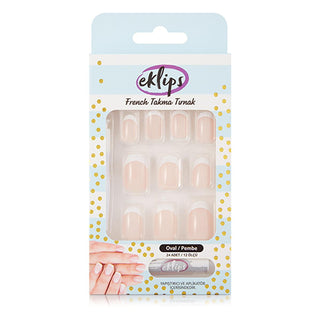 Eklips French Pink Oval False Nails - Achieve Salon-Quality Manicures at Home with Easy Application Adhesive Nails Eklips French Pink Oval False Nails | Salon Nails at Home false nails, fake nails, French manicure nails, pink oval nails, press on nails, adhesive nails, Eklips nails, artificial nails, beauty nails, easy application nails, French nails, oval nails, pink nails, manicure, nail enhancements, artificial nail, false nail, stick on nails, beauty, nail care, cosmetic, women's beauty, nail design, sa