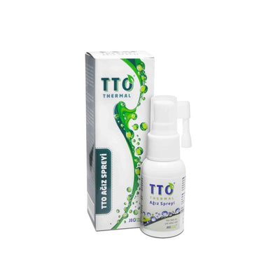 TTO Natural Mouth Spray 25ml - Alcohol-Free Oral Care with Echinacea, Eucalyptus & Tea Tree Oil