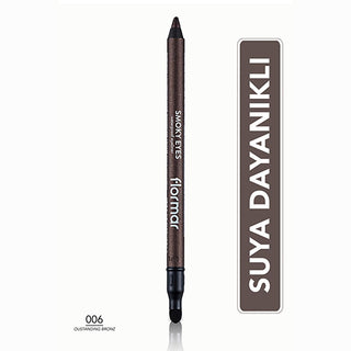 Flormar Smoky Eyes Bronze Eyeliner Pencil: Waterproof, Smudge-Proof, Long Lasting, & Highly Pigmented for Effortless Smoky Eyes Flormar Bronze Eyeliner: Waterproof, Smudge-Proof Smoky Eyes smoky eyes eyeliner, waterproof eyeliner pencil, smudge proof eyeliner, long lasting eyeliner, highly pigmented eyeliner, bronze eyeliner, matte eyeliner, eyeliner with smudger, cotton oil eyeliner, Flormar eyeliner, eyeliner, eye makeup, smoky eye, bronze, smudge-proof, water resistant, long-wearing, high pigment, cotton