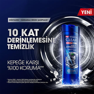 Clear Men: Intense Clean Anti-Dandruff Charcoal Shampoo - Deeply Cleanses Oily, Itchy Scalp & Controls Dandruff for Men - 11.83 fl oz Clear Men Charcoal Shampoo: Anti-Dandruff, Deep Cleanse anti-dandruff shampoo, men's shampoo, charcoal shampoo, deep cleansing shampoo, shampoo for oily scalp, shampoo for itchy scalp, kepek şampuanı, men's anti dandruff shampoo, purifying shampoo, oil control shampoo, shampoo, men's hair care, dandruff treatment, itchy scalp relief, oily scalp solution, charcoal, taurine, am