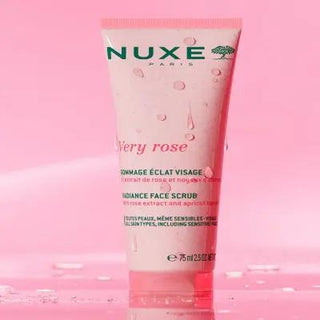 Nuxe Very Rose Gentle Face Scrub - Rose Water Exfoliator for Sensitive Skin - Natural Facial Peeling for Radiant Skin Nuxe Rose Face Scrub: Gentle Exfoliator for Radiant Skin gentle face scrub, rose water exfoliator, sensitive skin peeling, natural facial scrub, exfoliating face wash, Nuxe Very Rose, radiant skin, exfoliating face peeling, facial exfoliator, gentle exfoliation, rose water, plant-derived exfoliants, moisturizing, natural ingredients, sensitive skin, bright skin, even skin tone, improved skin