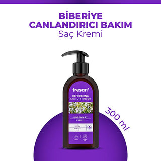Tresan Sulfate-Free Rosemary Hair Conditioner for Nourished Hair - 300ml Tresan Rosemary Hair Conditioner - Sulfate-Free Nourishment Sulfate-free hair conditioner, Rosemary hair care, Natural hair nourishment, Moisturizing hair conditioner, Tresan hair products, Hair care, Natural ingredients, Hair nourishment, Sulfate-free, Rosemary extract, Thistle extract, Hair growth, Antioxidant hair care, Daily hair care, Gentle hair products