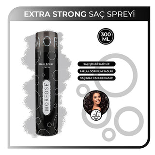 Morfose Extra Strong Hair Spray for Long-Lasting Style - 10.14 fl oz Morfose Extra Strong Hair Spray - Long Lasting Style Strong Hold Hair Spray, Extra Strong Hair Spray, Morfose Hair Spray, Styling Hair Spray, Long Lasting Hair Spray, Hair Styling Products, Non-Sticky Hair Spray, Fast Drying Hair Spray, Weather Resistant Hair Spray, Hair Care, Hair Styling, Morfose, Hair Products, Beauty Products, Cosmetics