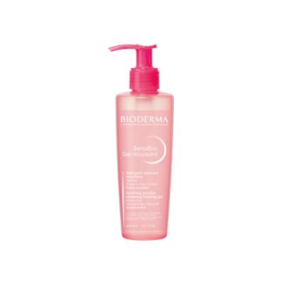Bioderma Sensibio Foaming Facial Cleanser for Sensitive Skin - Dermatologically Tested, Non-Comedogenic, Fragrance-Free 