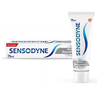 sensodyne whitening toothpaste 75ml, packaging of sensodyne whitening toothpaste 75ml Sensodyne Whitening Toothpaste - Gentle for Sensitive Teeth | 75 ml Sensodyne Whitening Toothpaste 75 ml sensodyne, whitening-toothpaste, sensitive-teeth, dental-care, tooth-cleaning, oral-health, fluoride-toothpaste, plaque-removal, children-safe, ai-generated