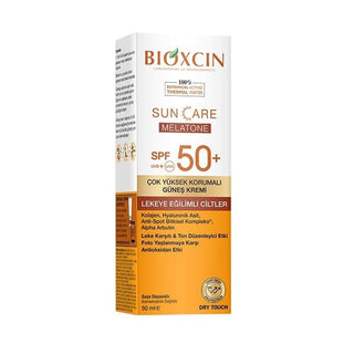 Bioxcin Bioxcin Sun Care Melatone Güneş Kremi SPF50+ Sunscreen Cream for Melasma & Sensitive Skin - High Protection, 1.69 fl oz Bioxcin SPF50+ Sunscreen for Melasma & Sensitive Skin SPF50+ sunscreen, sunscreen for melasma, high protection sunscreen, Bioxcin Sun Care Melatone, sunscreen for sensitive skin, sun care, melasma treatment, hyperpigmentation solution, sensitive skin care, sun protection, skincare, cosmetic, dermatological care