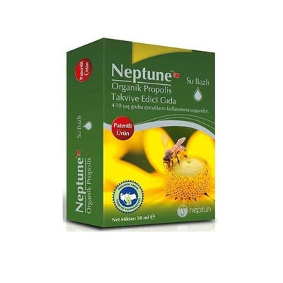 Neptune Organik Propolis 50 ml - Organic Propolis Supplement for Immune System Support