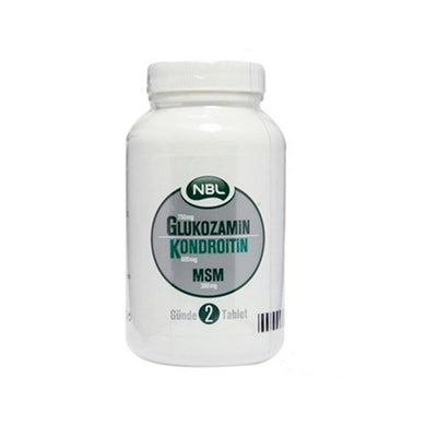 NBL Glucosamine Chondroitin MSM Supplement for Joint Health Support - 60 Tablets