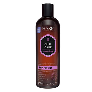 Hask Curl Care: Moisturizing Shampoo for Curly Hair - Coconut Oil & Argan Oil, Sulfate-Free, Frizz Control, Bouncy Curls (12 fl oz) Hask Curl Shampoo: Moisturize & Define Curls, Sulfate-Free curly hair shampoo, moisturizing shampoo for curls, sulfate free shampoo, coconut oil shampoo, argan oil shampoo, frizz control shampoo, hair shampoo, hair care products, shampoo, curly hair, moisturizing, sulfate-free, coconut oil, argan oil, frizz control, hair care, beauty, personal care, women's hair care, curl defi