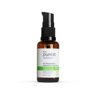 The Purest Solutions Vitamin B Complex Serum: Reduce Redness, Moisturize & Calm Sensitive Skin with Niacinamide & Hyalur