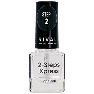 Rival de Loop 2-Steps Xpress Nail Polish Top Coat - Long Lasting, Quick Dry, 8ml Rival de Loop 2-Steps Xpress Top Coat for Long Lasting Manicure nail polish top coat, long-lasting nail polish, 2-steps nail polish, nail care products, beauty and personal care, cosmetics, nail care, manicure, salon quality, quick dry, 8ml