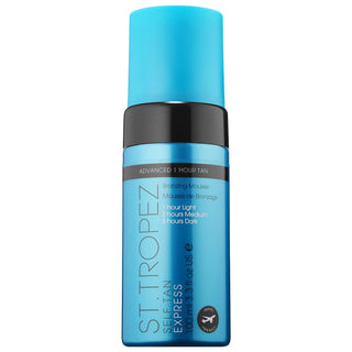 St. Tropez Express Self Tan Bronzing Mousse: Achieve a Natural, Streak-Free Tan in 1 Hour! Quick Drying, Hydrating, Sunless Tanning Lotion St. Tropez Express Self Tanner: Natural, Streak-Free Tan in 1 Hour! self tan mousse, express self tanner, streak free self tanner, best self tanner, natural looking self tan, quick drying self tanner, St. Tropez self tan, sunless tanning lotion, bronzing mousse, hydrating self tanner, self tanner, tanning mousse, sunless tan, sunless tanning, natural tan, express tan, fa