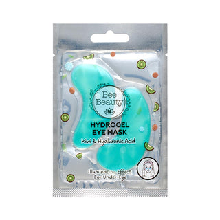 Bee Beauty Hydrojel Eye Mask with Hyaluronic Acid & Kiwi Extract - Hydrating, Firming, Anti-Aging Skincare for Dark Circles & Puffiness Bee Beauty Hydrojel Eye Mask - Hydrating & Firming Skincare Hydrojel Eye Mask, Under-eye care, Hyaluronic Acid skincare, Kiwi extract benefits, Skincare routine for dark circles and puffiness, Anti-aging skincare, Eye care products, Hydrating masks, Firming eye masks, Brightening skincare, Skincare for sensitive eyes