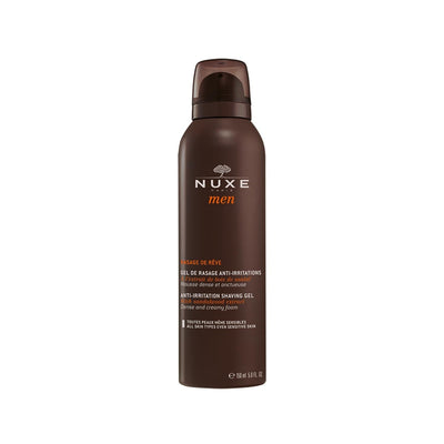 Nuxe Men Anti-Irritation Shaving Gel 150ml - Soothes Sensitive Skin, Reduces Irritation
