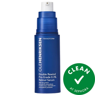 Double Rewind Pro-Grade Retinol Serum for Fine Lines & Wrinkles - Anti-Aging Skincare with 0.3% Pure Encapsulated Retino