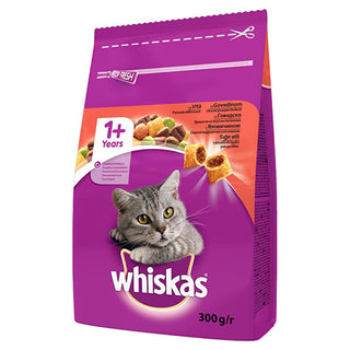 Whiskas Dry Cat Food - Crunchy & Soft, Balanced Nutrition for Adult Cats