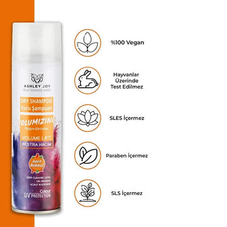 Ashley Joy Volumizing Aqua Bubble Dry Shampoo: Oil Absorbing, Instant Volume & Quick Hair Refreshing Spray (6.76 fl oz) Ashley Joy Volumizing Dry Shampoo - Oil Absorbing & Hair Refresh dry shampoo, volumizing dry shampoo, hair refreshing spray, oil absorbing shampoo, quick hair cleanse, dry shampoo for oily hair, instant hair volume, aqua bubble dry shampoo, hair care, volumizing hair product, oily hair solution, hair refresh, on-the-go hair care, hair volume, clean hair, hair cleanser, beauty product, cosm