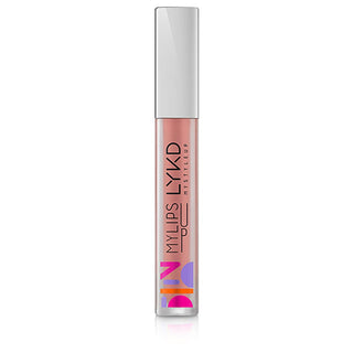 lykd liquid matte lipstick 129 nude up, lykd lipstick applicator view, swatch of lykd nude up shade LYKD Liquid Matte Lipstick - 129 Nude Up LYKD Liquid Matte Lipstick - 129 Nude Up liquid-matte-lipstick, lykd, makeup, nude-lipstick, women-makeup, luxury-lipstick, long-lasting-lipstick, smudge-proof, makeup-essentials, ai-generated