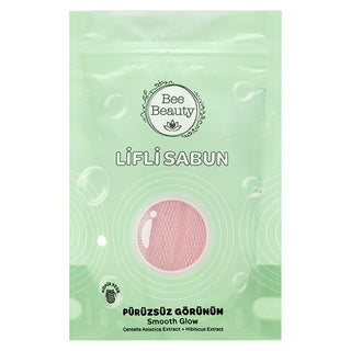 Bee Beauty Lifli Soap: Exfoliating Fiber Soap for Blemish Control & Cellulite Reduction with Centella & Hibiscus - Natural Skin Smoothing Bee Beauty Lifli Soap: Exfoliate, Blemish & Cellulite Control anti-blemish soap, cellulite reduction soap, exfoliating soap, natural beauty soap, Centella Asiatica soap, Hibiscus soap, lifli soap, fiber soap, blemish control, skin smoothing soap, soap, anti-cellulite, exfoliation, natural skincare, Centella, Hibiscus, lifli, fiber, blemishes, skin imperfections, skin tone