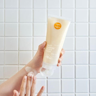 SalTherapy Korean Sun Salt Body Scrub with Pumpkin Extract - Natural Exfoliating Skincare SalTherapy Natural Body Scrub - Exfoliate & Nourish natural body scrub, Korean sun salt scrub, pumpkin extract skincare, exfoliating body wash, organic skincare products, skincare, body care, natural ingredients, exfoliation, hydration, nourishing skin, Korean skincare, salt scrub, pumpkin benefits, glycerin, olive oil, jojoba oil