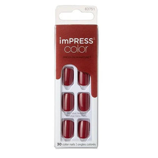 Impress Color Espresso Yourself: Short Adhesive False Nails for a Quick, Easy Manicure & Salon Shine Impress Color: Short Adhesive False Nails - Quick Salon Manicure adhesive false nails, press on nails, short false nails, ready to wear nails, quick manicure, instant nails, Espresso color nails, self adhesive nails, temporary nail enhancement, easy application nails, false nails, fake nails, manicure, nail art, beauty, cosmetics, self-adhesive, short nails, espresso, brown nails, easy manicure, quick nails,