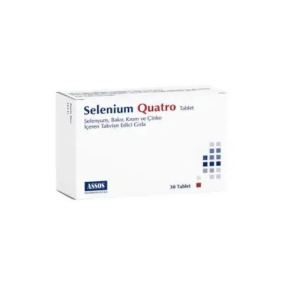 Assos Selenium Quatro: Comprehensive Mineral Supplement - Zinc, Copper, Chromium & Selenium for Immune Support & Antioxi