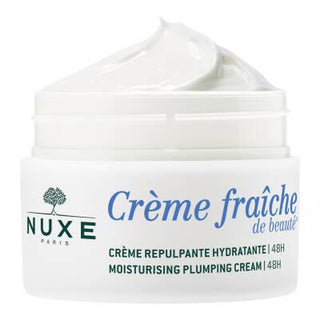 Nuxe Crème Fraîche: 48-Hour Hydrating Facial Moisturizer for Normal Skin | Botanical Plumping Cream with Sweet Almond Oil & Shea Butter Nuxe Crème Fraîche: 48H Hydration - Normal Skin Moisturizer Nuxe moisturizer, 48 hour hydration cream, normal skin moisturizer, botanical skincare, sweet almond oil cream, plumping face cream, Nuxe Crème Fraîche, hydrating face cream normal skin, natural face moisturizer, shea butter skin cream, facial moisturizer, hydrating cream, almond oil, shea butter, skin care, beauty