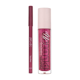 Pastel: Lip Plumping Gloss & Contour Liner Set - Achieve Fuller, Defined Lips with Vibrant Color & Easy Application! Pastel Lip Plumper & Liner: Get Fuller Lips Now! lip plumping gloss, lip contour liner, pastel lip makeup, lip liner and gloss set, fuller lip makeup, lip definition makeup, lip volume enhancer, lip makeup set, plumping gloss, lip liner, pastel colors, easy application, ultra-glossy, vibrant lip color, lip volume, lip definition, makeup, cosmetics, beauty, lip enhancement, fuller lips, define